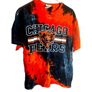 Vintage  Chicago Bears  T-Shirt Adult Size XK Tie Dye Orange NFL Football 90s